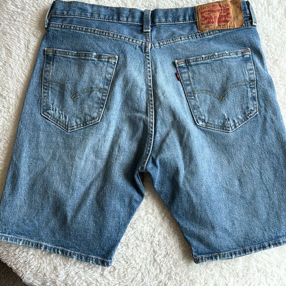 Levi's 501‎ XX Button fly Jean Shorts Y2K Retro 90’s size 34 - Picture 2 of 7